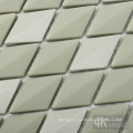 Diamond iridescent glass tiles